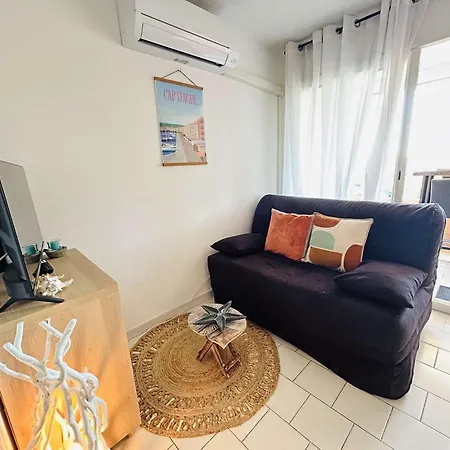 T2 Climatise Avec Cabine, Proximite Plage, Cap D'Agde - Fr-1-249-457 アパート
